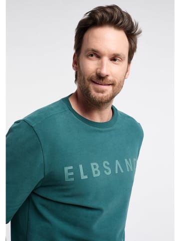 ELBSAND Sweatshirt "Jarku" donkergroen