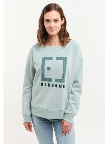 ELBSAND Sweatshirt "Fenna" in Hellgrün