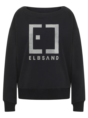 ELBSAND Sweatshirt "Fenna" in Schwarz