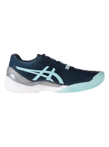 asics Buty "Gel Resolution 8"w kolorze granatowym do biegania