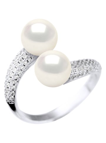 ATELIERS SAINT GERMAIN Silber-Ring mit Edelsteinen und Süßwasserzuchtperle