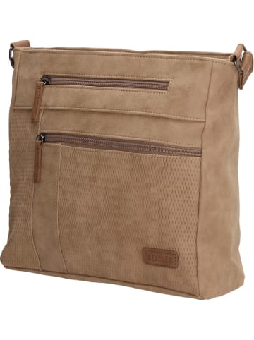 Beagles Umhängetasche "Brunete" in Hellbraun - (B)30 x (H)24 x (T)8 cm