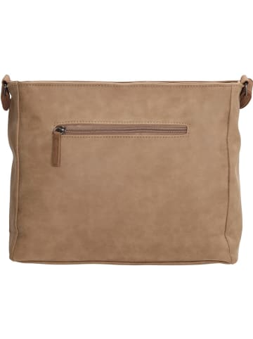 Beagles Umhängetasche "Brunete" in Hellbraun - (B)30 x (H)24 x (T)8 cm