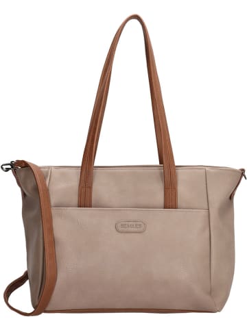 Beagles Schoudertas  beige - (B)38 x (H)23 x (D)12 cm