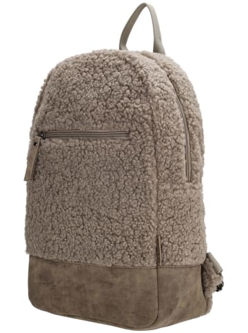 Beagles Rucksack "Navarra" in Taupe - (B)25 x (H)36 x (T)11 cm