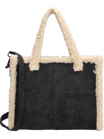 Beagles Henkeltasche "Laredo" in Grau - (B)28 x (H)22 x (T)10 cm