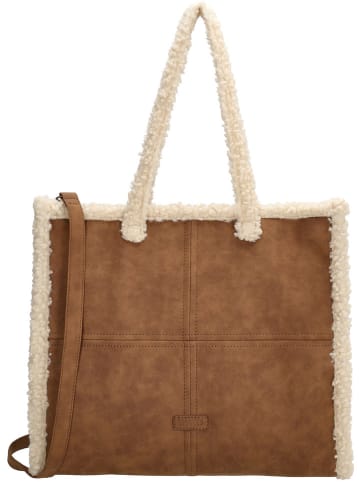 Beagles Handtas "Laredo" lichtbruin - (B)38 x (H)32 x (D)12 cm