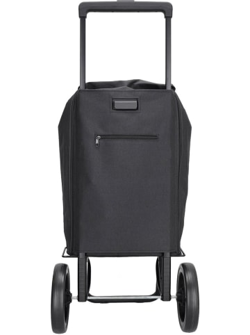 Beagles Boodschappentrolley antraciet - (B)43 x (H)100 x (D)40 cm
