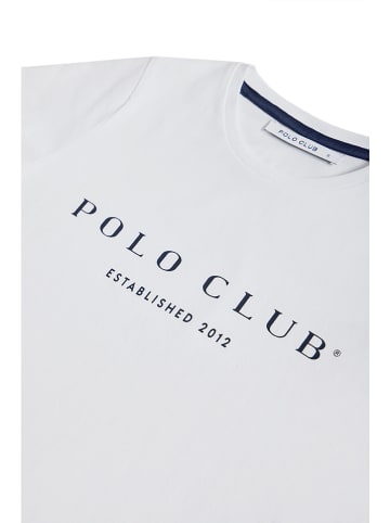 Polo Club Shirt in Weiß