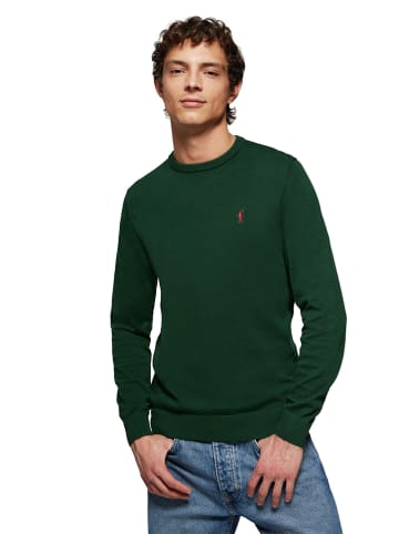 Polo Club Sweter w kolorze ciemnozielonym