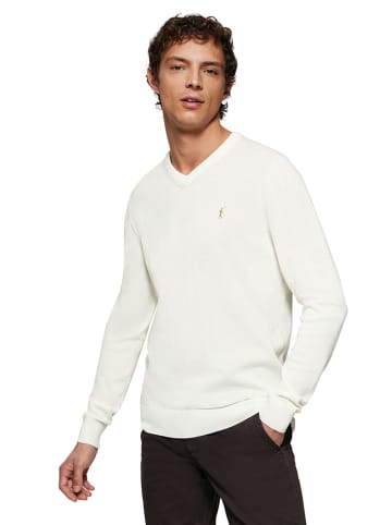 Polo Club Pullover in Weiß