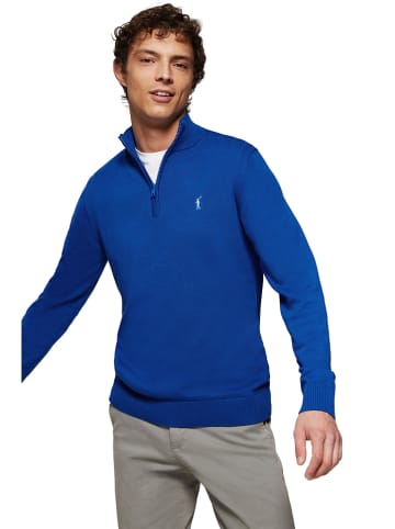 Polo Club Pullover in Blau