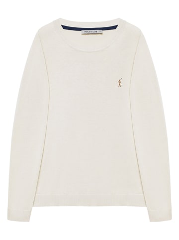 Polo Club Sweter w kolorze białym