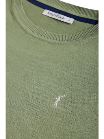 Polo Club Sweter w kolorze zielonym