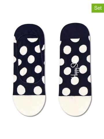 Happy Socks Skarpety (2 pary) w kolorze czarnym i białym