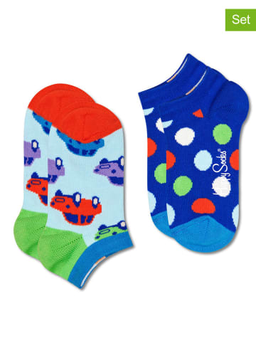 Happy Socks 2 delige set sokken lichtblauw blauw goedkoop kopen limango