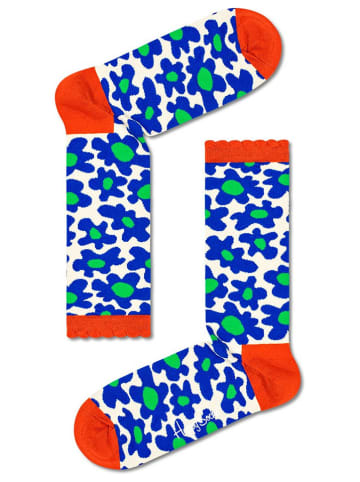 Happy Socks Skarpety w kolorze niebiesko-białym