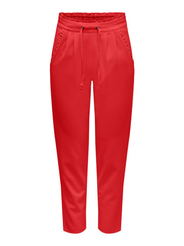 JDY Spodnie "Catia" w kolorze czerwonym