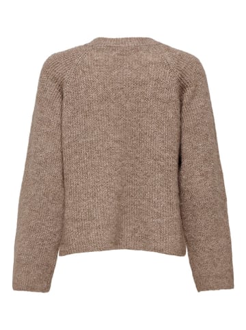 JDY Sweter w kolorze jasnobrązowym