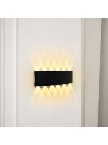 Inoleds Lampa ścienna LED "Holm" w kolorze czarnym - 32 x 9 x 5 cm