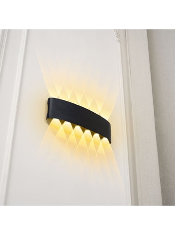Inoleds Lampa ścienna LED "Holm" w kolorze czarnym - 32 x 9 x 5 cm