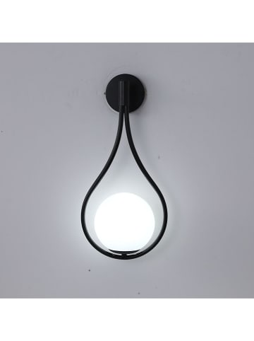 Inoleds Wandlamp "Klok" zwart - (B)20 x (H)45 x (D)12 cm