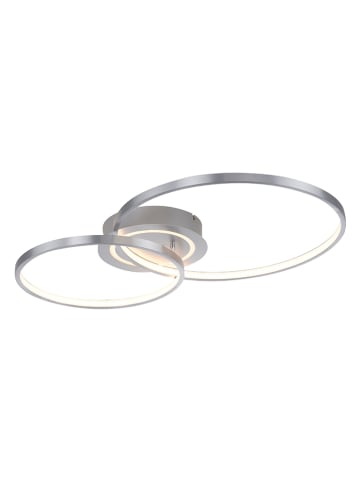 LeuchtenDirekt LED-Deckenleuchte "Asmina" in Silber - (L)69 x (B)55 cm