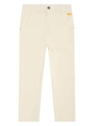 Steiff Spodnie sztruksowe w kolorze kremowym