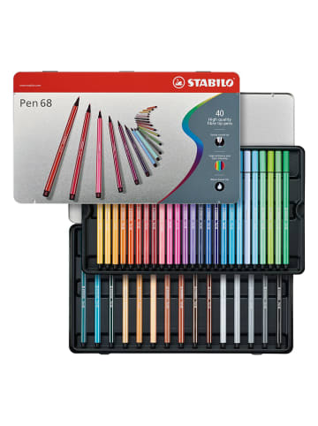 STABILO Premium-Filzstifte "STABILO Pen 68" - 40er Pack