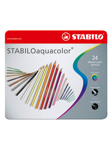 STABILO Aquarell-Buntstifte "STABILO aquacolor" - 24er Pack