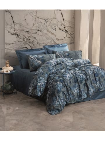 Colourful Cotton Satijnen beddengoedset groen