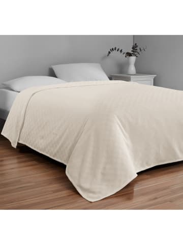 Colourful Cotton Bedsprei crème