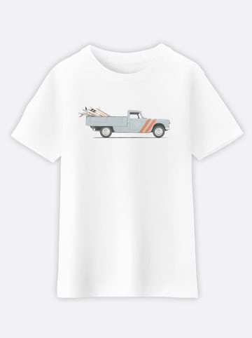 WOOOP Koszulka "Pickup" w kolorze białym