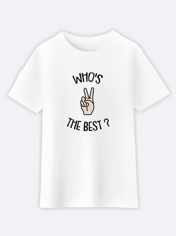 WOOOP Koszulka "Whos the best" w kolorze białym