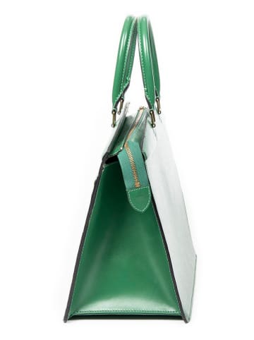 Louis Vuitton Tweedehands leren handtas groen - (B)36 x (H)26 x (D)17 cm