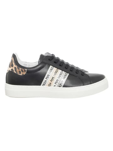 Patrizia Pepe Leren sneakers zwart