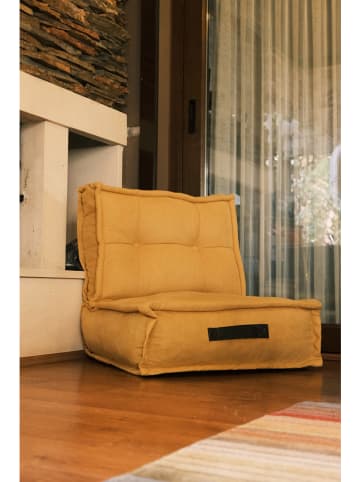 Evila Worek "Omi" w kolorze żółtym do siedzenia - 60 x 62 cm