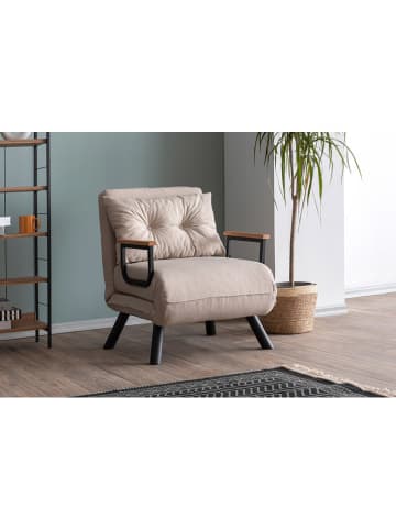 Evila Slaapbank "Sandro" lichtroze - (B)78 x (H)69 x (D)50 cm