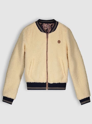 No-bell Omkeerbare blouson beige/lichtroze