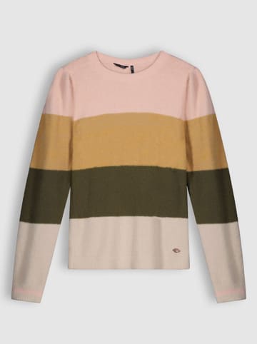 No-bell Sweter w kolorze jasnoróżowo-kremowo-jasnobrązowym