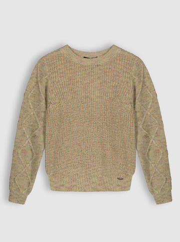 No-bell Sweter w kolorze beżowym