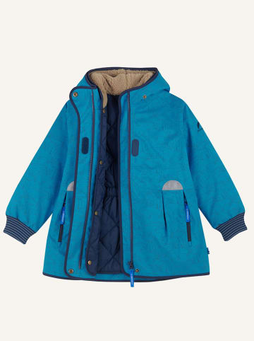 finkid Zip-in-Winterjacke "Aina Ice" in Blau