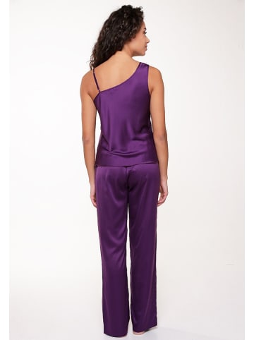 Linga Dore Spodnie piżamowe w kolorze fioletowym