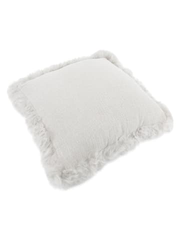 Schapenvacht kussen grijs - (L)45 x (B)45 cm