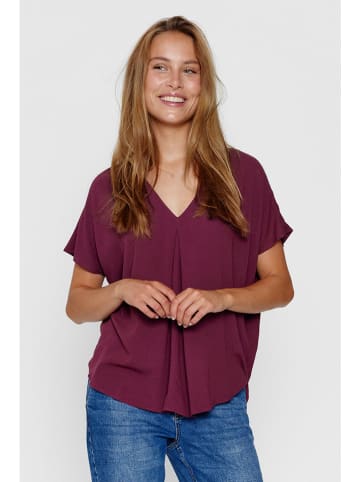 NÜMPH Blouse "Rikka" bordeaux