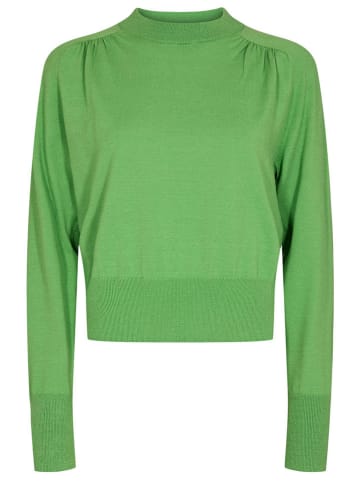 NÜMPH Sweter "Sila" w kolorze zielonym