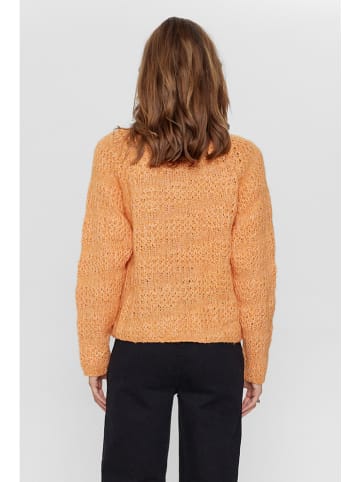 NÜMPH Sweter "Telsa" w kolorze pomarańczowym