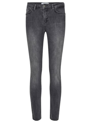 NÜMPH Spijkerbroek "Sidney" - skinny fit - donkergrijs