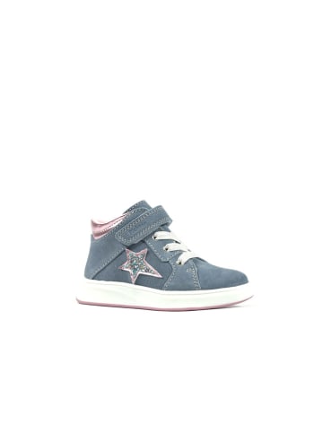 Richter Shoes Leder-Sneakers in Blau