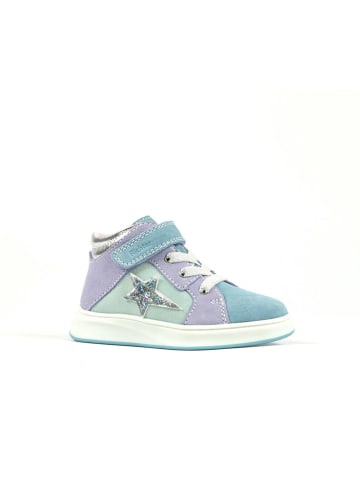 Richter Shoes Leren sneakers lichtblauw/paars